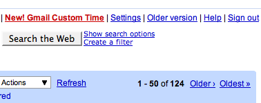 Google Mail Custom Time